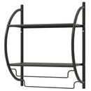 2-Tier Wall Mounted Bathroom Towel Rack with Towel Bars