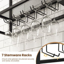 Wall Mounted Wine Rack 47" Large Floating Bar Shelves