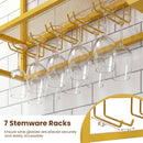 Wall Mounted Wine Rack 47" Large Floating Bar Shelves