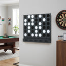 Wall-Mounted Connect 4 Game with Acrylic Discs