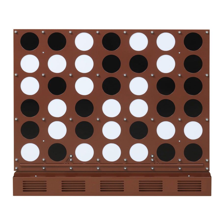 Wall-Mounted Connect 4 Game with Acrylic Discs