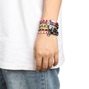 Warner Bros. Horror Character Icons 5-piece Tradesies Stretchy Bracelet Set