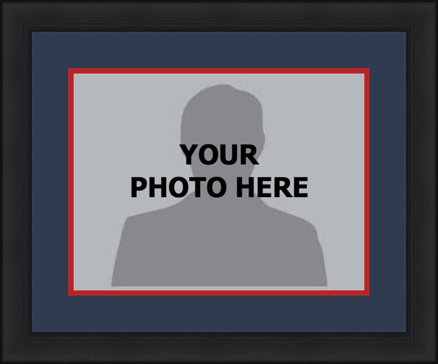 NBA Basketball Photo Picture Frame Kit - Washington Wizards (Navy Matting, Red Trim)