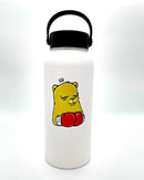 The Bear Champ Stainless Steel Water Bottle by JC Rivera