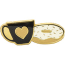 We Go Together Like Coffee And Donuts Enamel Pin