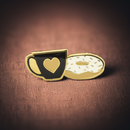 We Go Together Like Coffee And Donuts Enamel Pin