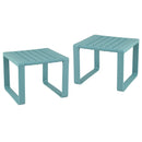 Weather Resistant Adirondack Outdoor Side Table Set of 2