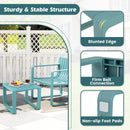 Weather Resistant Adirondack Outdoor Side Table Set of 2