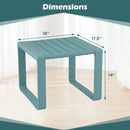 Weather Resistant Adirondack Outdoor Side Table Set of 2