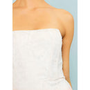 White Lace Corset Jumpsuit | Sleeveless Wide Leg Pants Formal Attire | [Sizes SM-L]