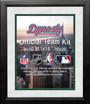 MLB Baseball Photo Picture Frame Kit - Oakland Athletics (White Matting, Green Trim)