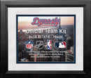 MLB Baseball Photo Picture Frame Kit - San Diego Padres (White Matting, Navy Trim)