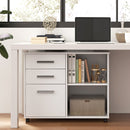 3-Drawer Mobile Lateral File Cabinet Printer Stand
