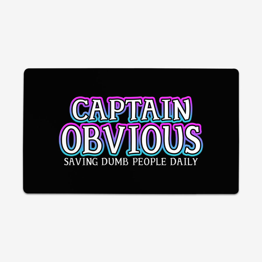 Captain Obvious Playmat