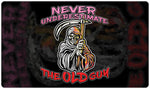 Never Underestimate The Old Guy Playmat