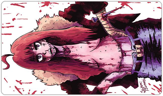 Hanako Bloody Zombie Playmat