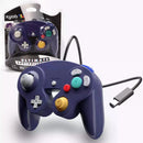 Indigo GameCube & Black Gameboy Player (No Disc) (Console w/ 2-Controllers)