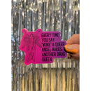 Woke Queer Angel Drag Queen Sticker