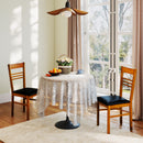 Wood Dining Chairs Set of 4 with Rubber Wood Frame