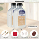 Wood Oil Cleaner and Brightener Set - 16 oz (2 Pack)