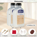 Wood Oil Cleaner and Brightener Set - 16 oz (2 Pack)