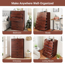 Wooden Chest of Drawers with Anti