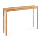 Wooden Console Table Modern Farmhouse Sofa Table with Thickened Top