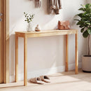 Wooden Console Table Modern Farmhouse Sofa Table with Thickened Top