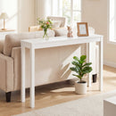 Wooden Console Table Modern Farmhouse Sofa Table with Thickened Top