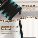 Wooden Dining Chair Set of 2 Solid Rubber Wood Kitchen Chairs