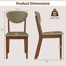 Dining Chairs Set of 4 with Padded Seats and Backrest