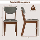 Dining Chairs Set of 4 with Padded Seats and Backrest