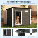 Wooden Dog House Outdoor with Openable Roof - Large