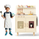 Wooden Pretend Kitchen Playset with Realistic Ice Maker