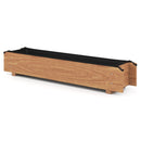 Wooden Raised Garden Bed with Drainage Holes for Vegetable Flower Herb Succulent