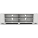 59 Inch Console Storage Entertainment Media Wood TV Stand-Walnut