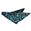 X-Ray Body Parts Bandana | Black & Light Blue Print | Sourpuss Gothic Punk Rock Accessory