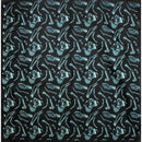 X-Ray Body Parts Bandana | Black & Light Blue Print | Sourpuss Gothic Punk Rock Accessory