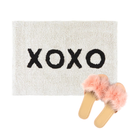 XOXO Bath Mat | Soft Cotton Indoor Rug | 20" x 30"