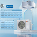 X-Pro 27000 BTU 2 Zone 24 SEER2 Ceiling Cassette Mini Split AC