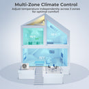 3 Zone Mini Split Air Conditioner 27000 BTU Concealed Ducted