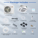 X-Pro 35000 BTU 3 Zone 22.5 SEER2 Ceiling Cassette Mini Split AC