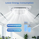 X-Pro 35000 BTU 3 Zone 22.5 SEER2 Ceiling Cassette Mini Split AC