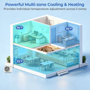 X-Pro 35000 BTU 3 Zone 22.5 SEER2 Ceiling Cassette Mini Split AC
