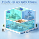 X-Pro 35000 BTU 4 Zone 22.5 SEER2 Ceiling Cassette Mini Split AC