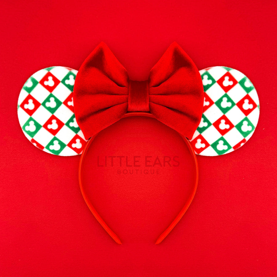 Christmas Pattern Ears