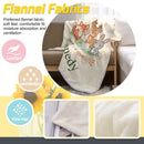 Personalized Woodland Friends Blanket | Custom Name | Fox Deer Bunny Explore Imagine Gift