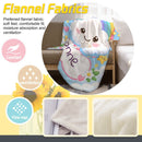 Personalized Rainbow Cloud Blanket | Custom Name | Colorful Kawaii Sky Flannel Throw Gift