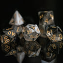 Yin and Yang Acrylic Dice Set