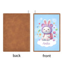 Personalized Kawaii Bunny Notebook | Custom Name | A5 Journal